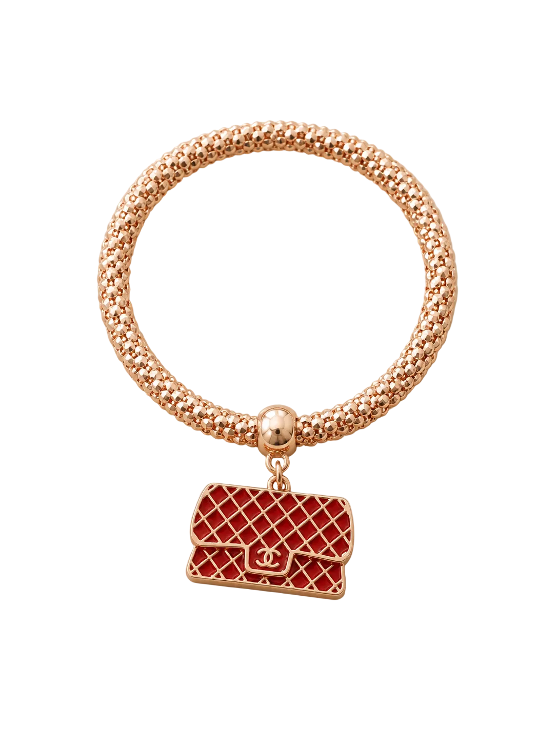 Rose Gold Charm Bracelet
