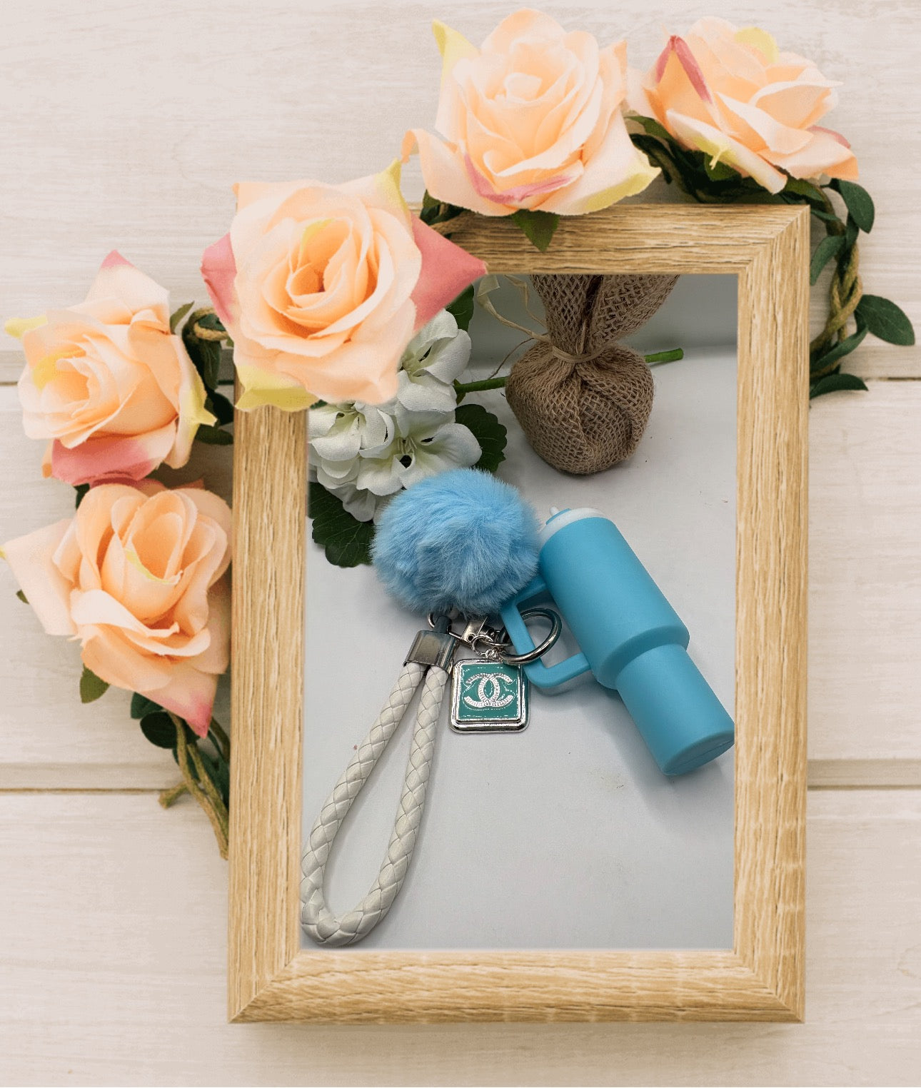 Keychain with Designer Inspired Charm #91