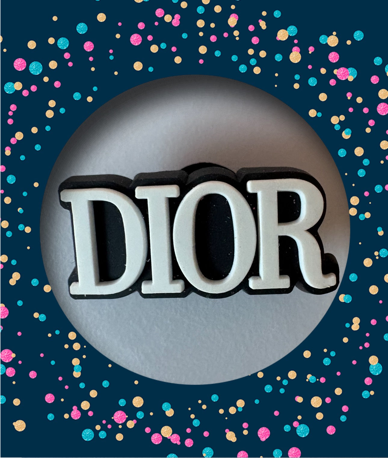 Designer Inspired Croc Charms Dior