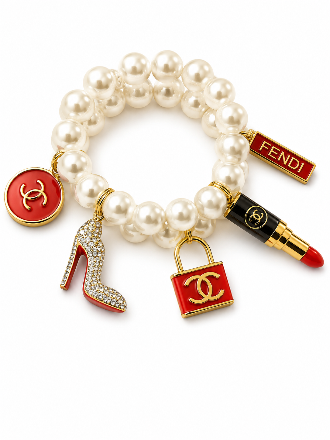 Beaded Charm Bracelet