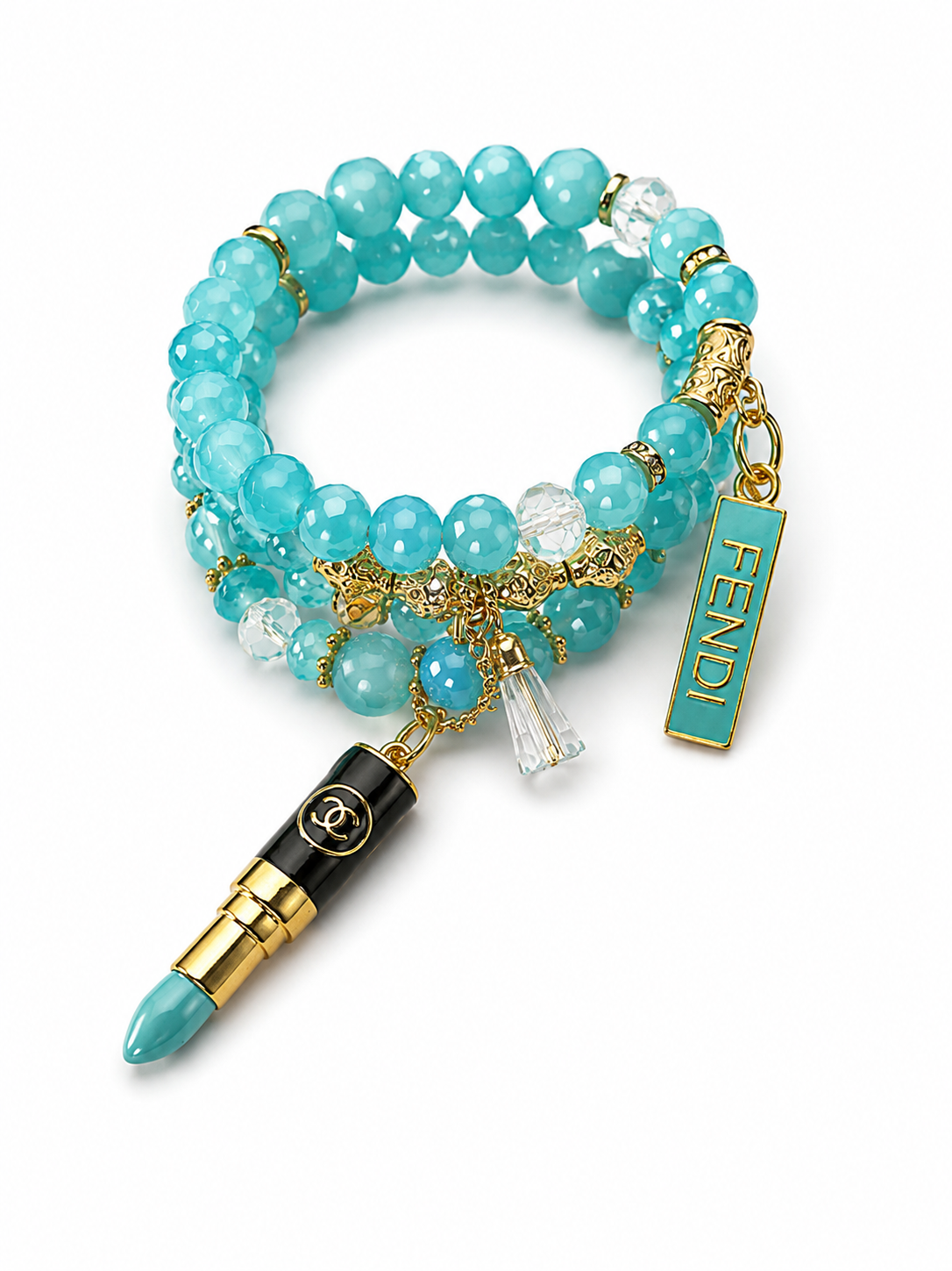 Beaded Charm Bracelet