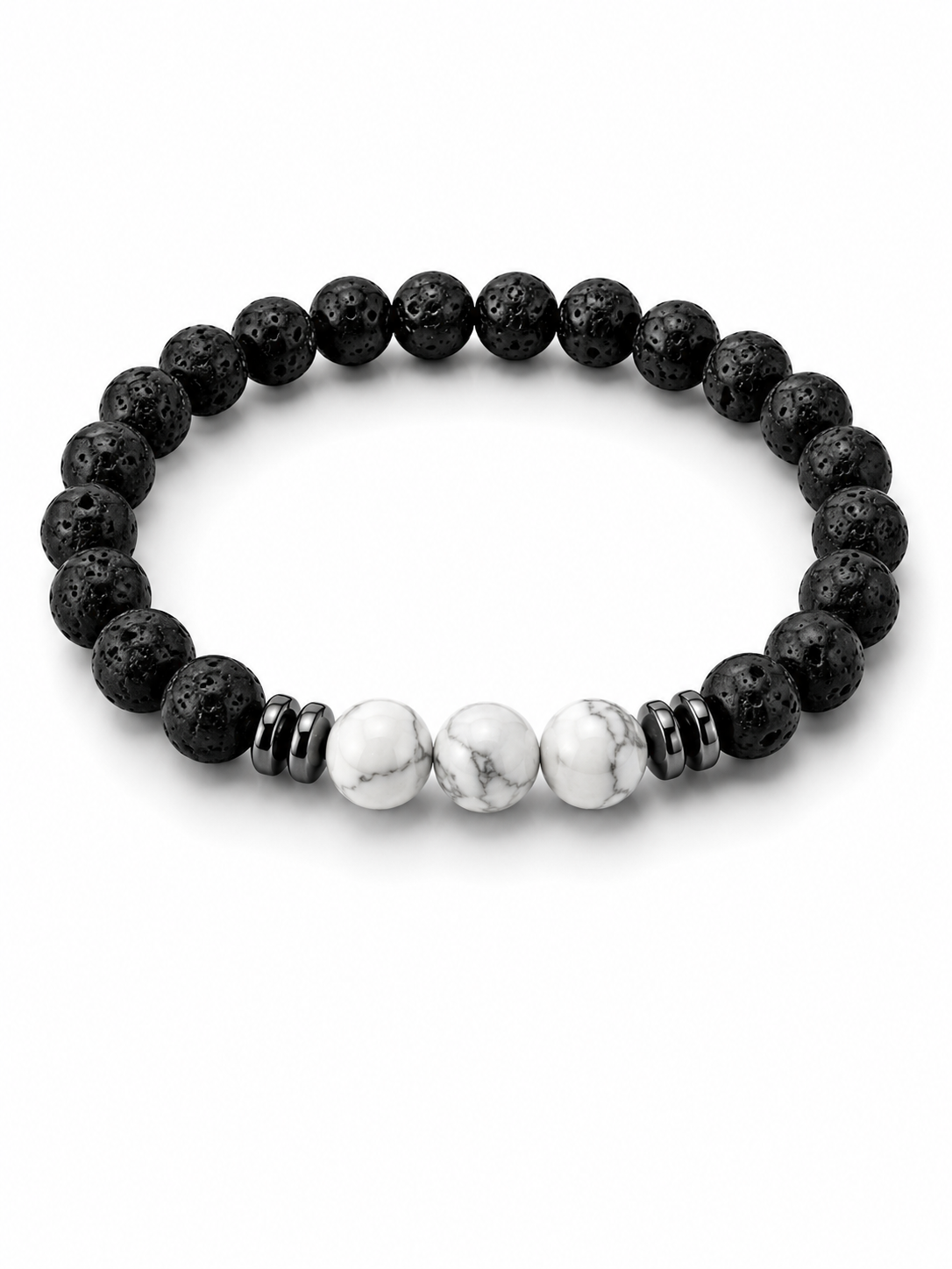 Men’s Black Beaded Bracelet
