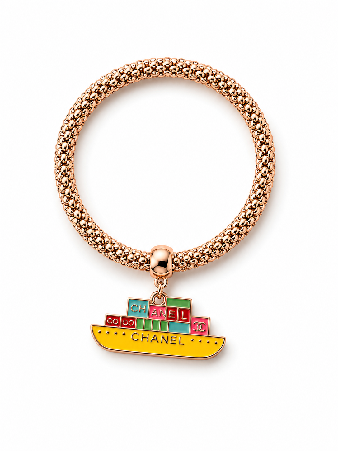 Rose Gold Charm Bracelet