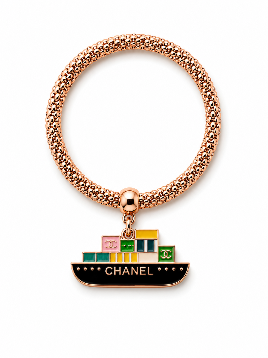 Rose Gold Charm Bracelet