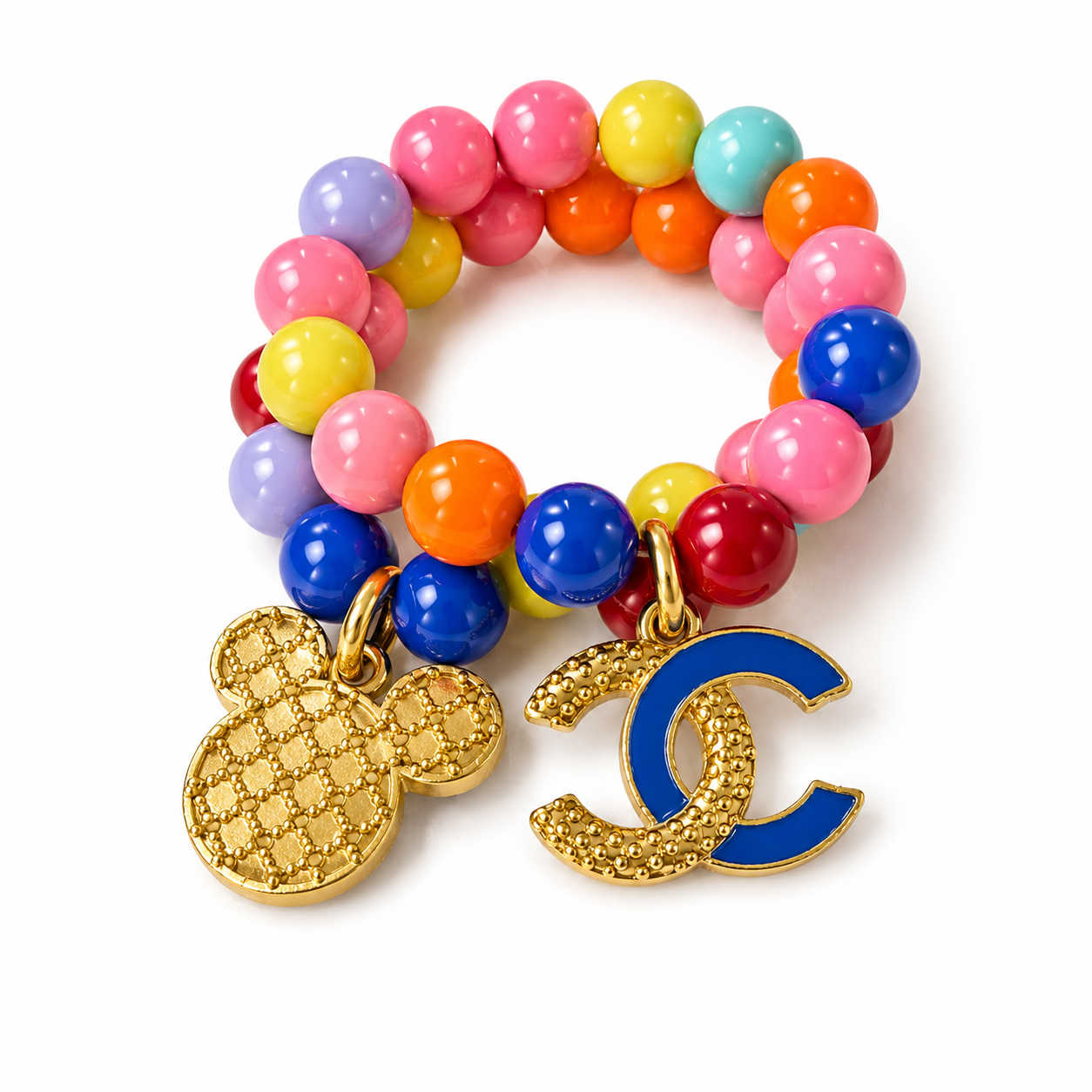 Kids Beaded Charm Bracelet
