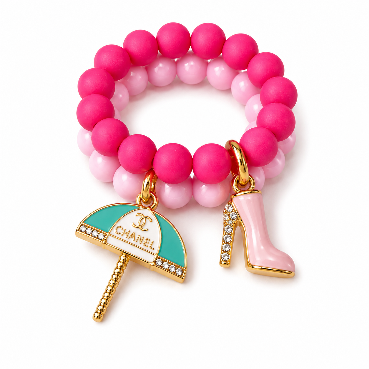 Kids Beaded Charm Bracelet