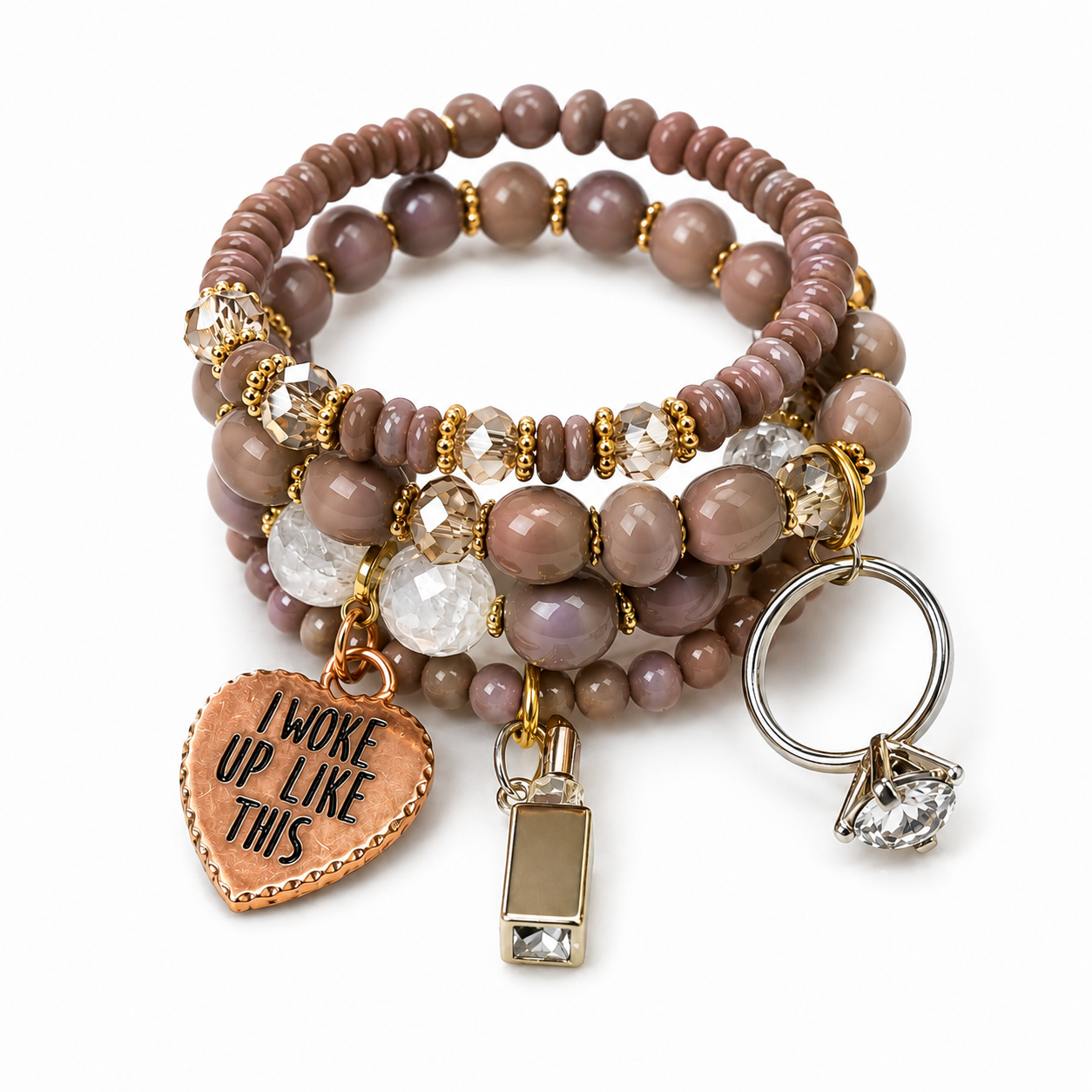 Beaded Charm Bracelet
