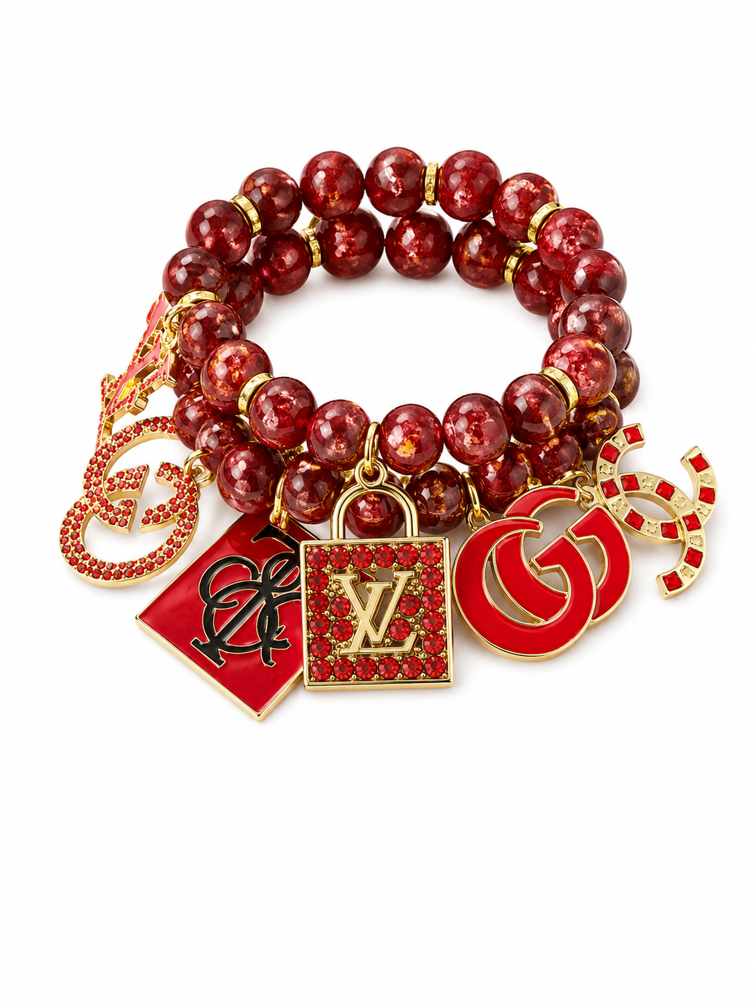 Beaded Charm Bracelet