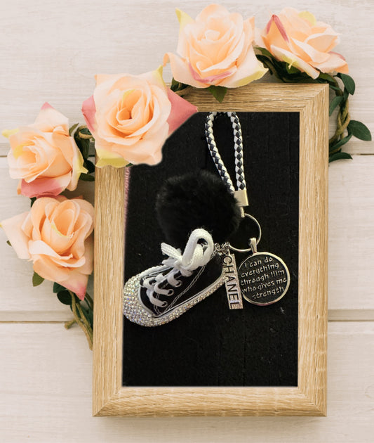 Keychain With Designer Inspired Charm #36