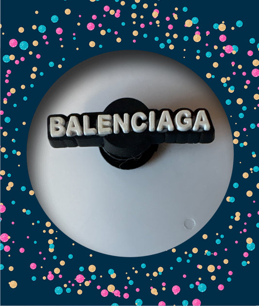 Designer Inspired Croc Charm Balenciaga