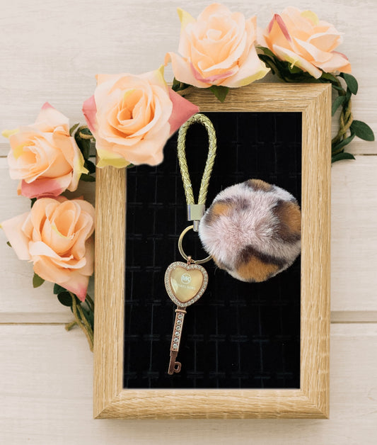 Keychain With Designer Inspired Charm #18
