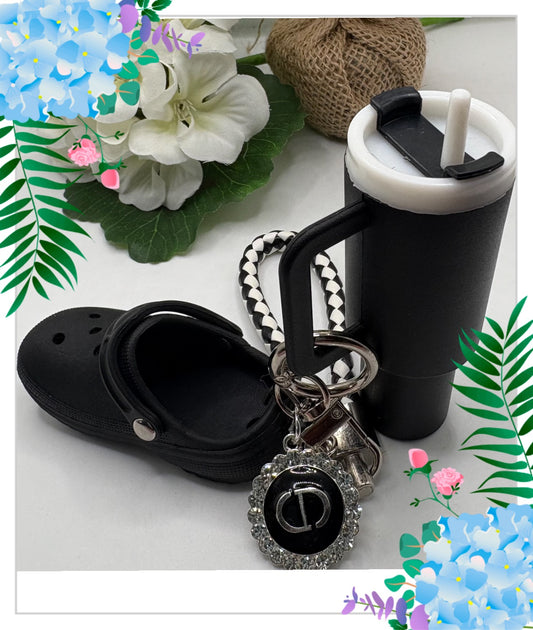 Keychain with Designer Inspired Charm #79