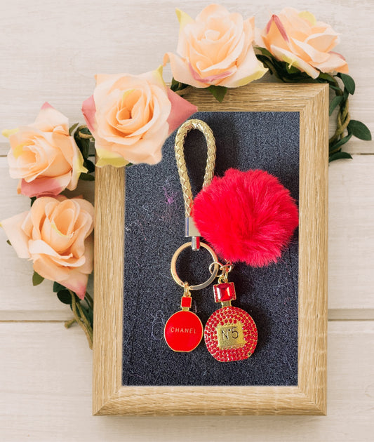 Keychain With Designer Inspired Charm #26