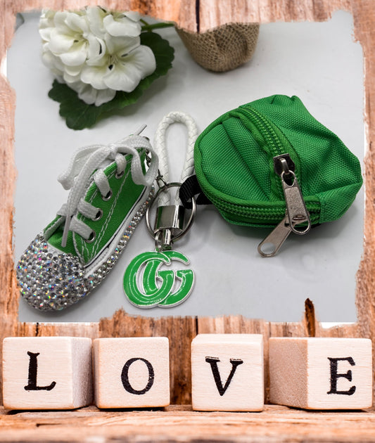 Keychain with Designer Inspired Charm #98