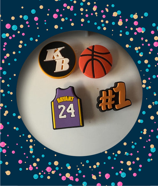 Kobe Bryant Croc Charms