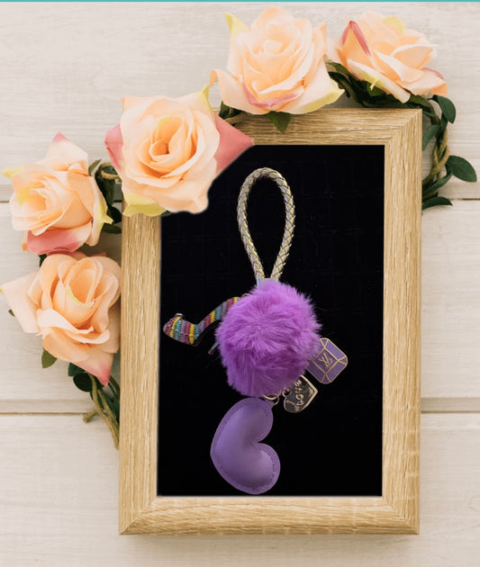 Keychain with Designer Inspired Charm #3