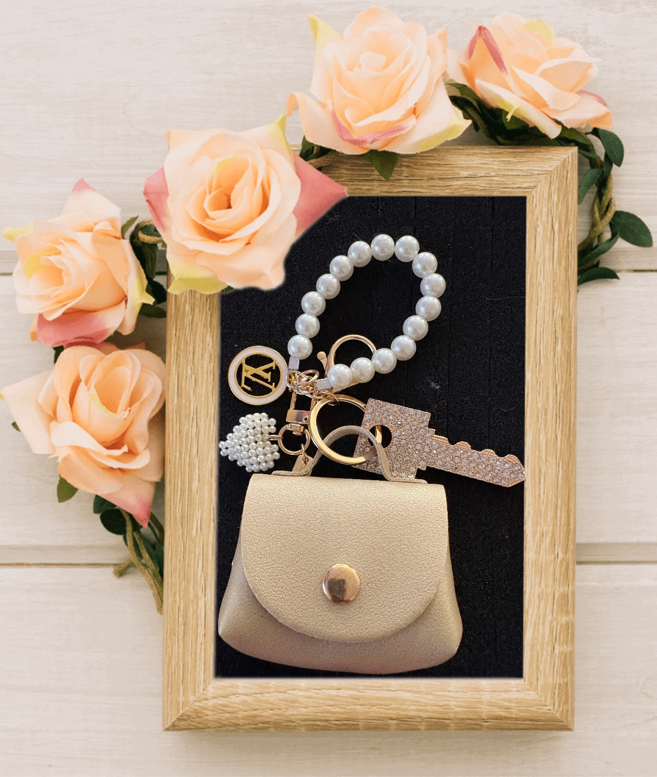 Keychain With Designer Inspired Charm #35