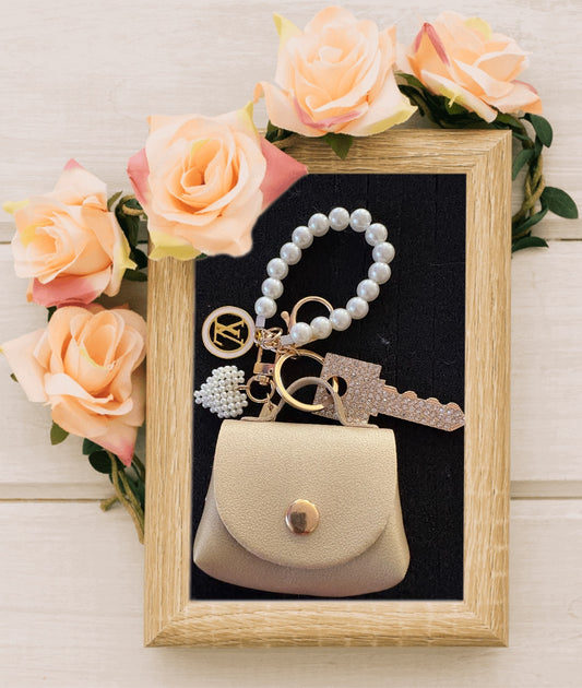 Keychain With Designer Inspired Charm #35