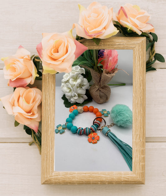 Keychain with Designer Inspired Charm #84