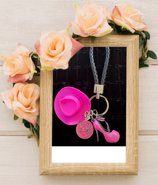 Keychain with Designer Inspired Charm#4