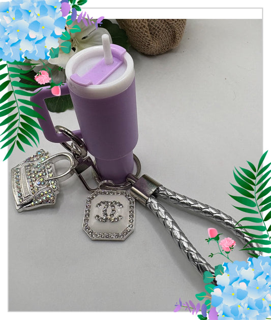 Keychain with Designer Inspired Charm #78