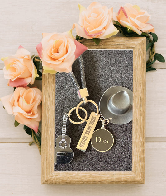 Keychain With Designer Inspired Charm #23