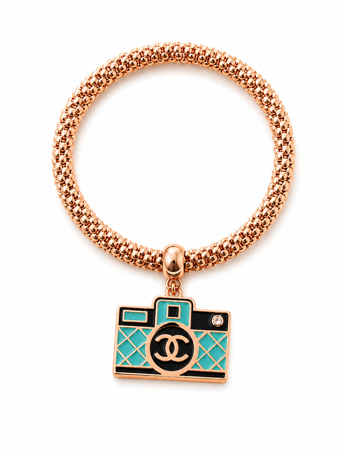 Rose Gold Charm Bracelet