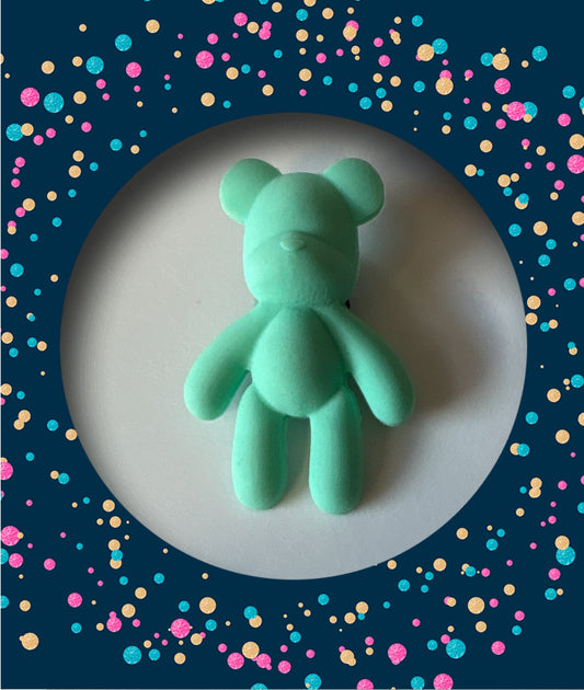 Aqua Bear Croc Charm