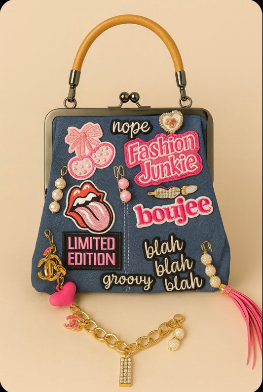Denim Junk Bag