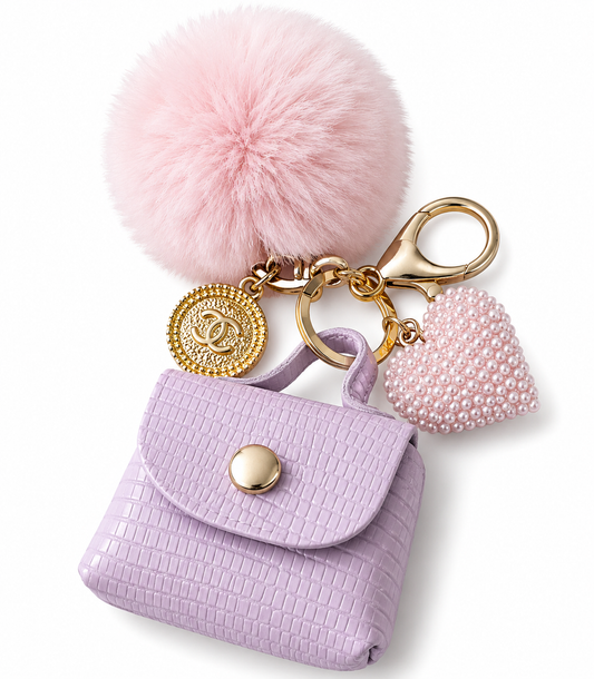 Pastel Charm Keychain Arrangement