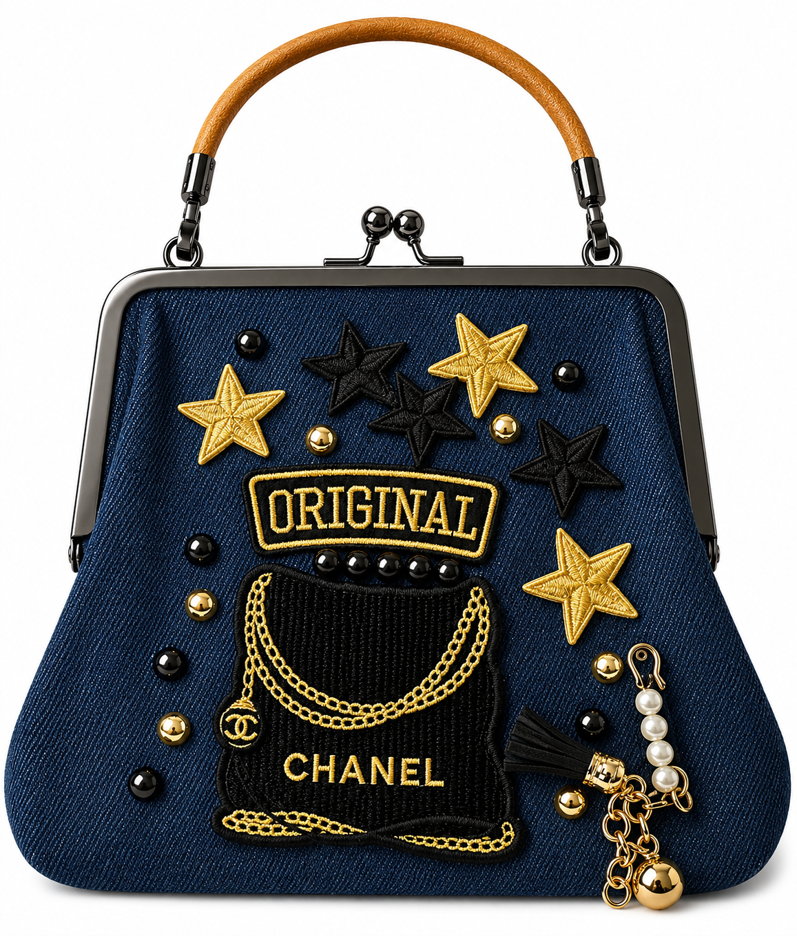 Denim Junk Purse