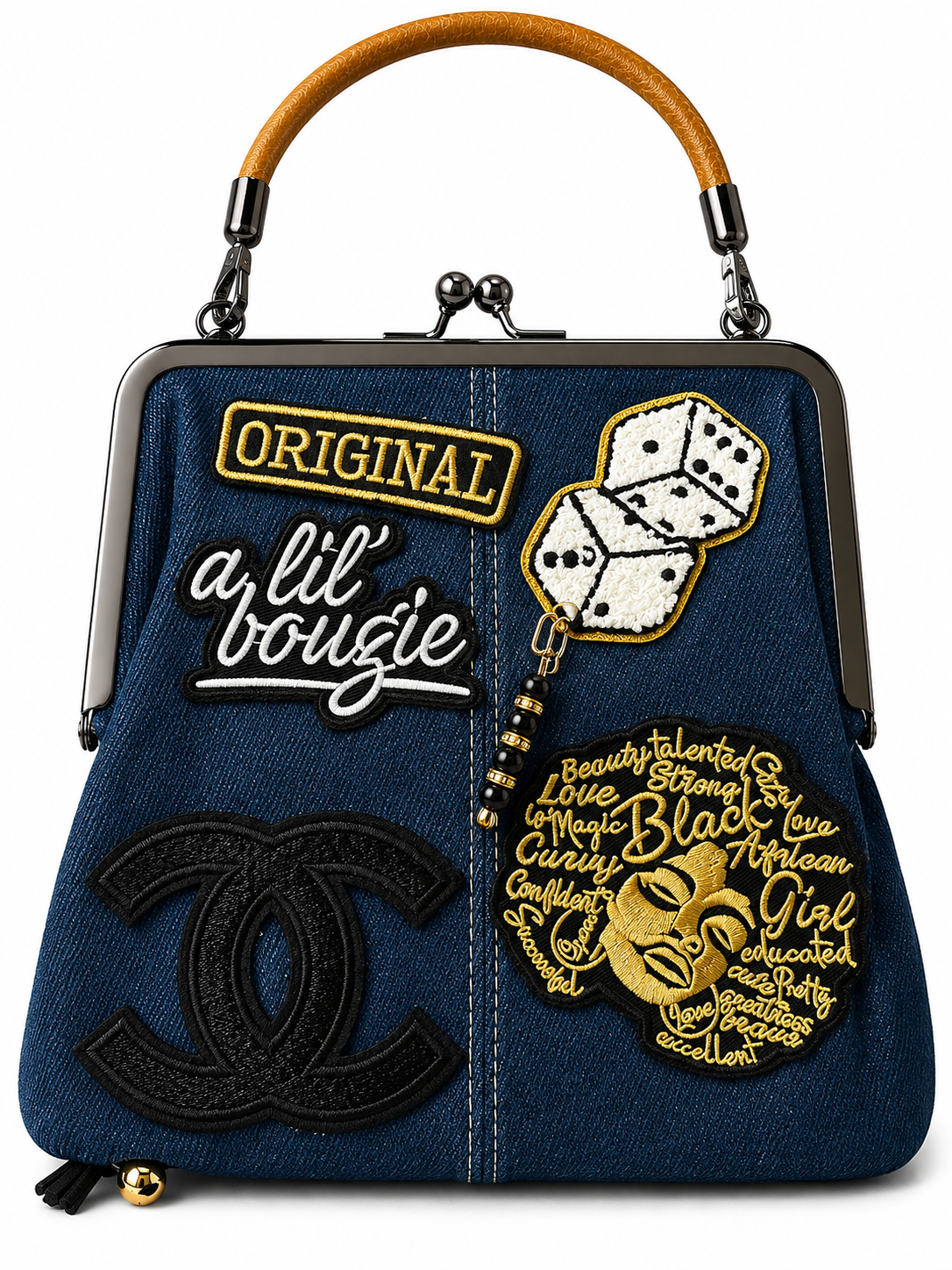 Denim Junk Purse