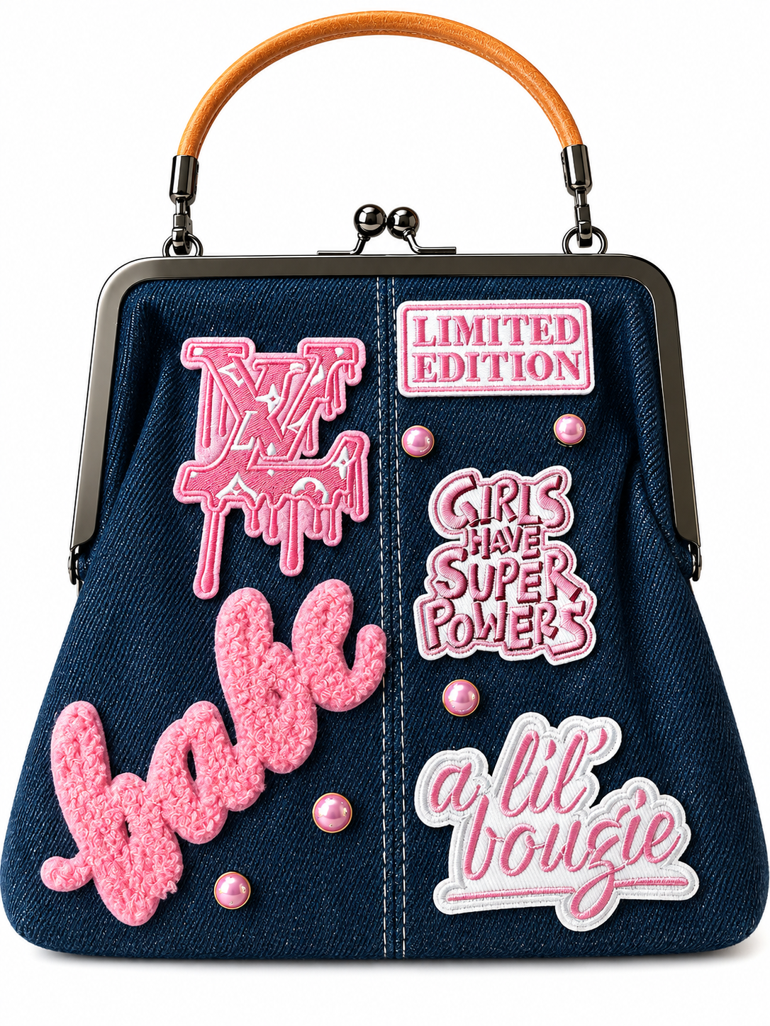 Denim Junk Purse