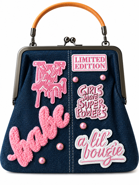 Denim Junk Purse