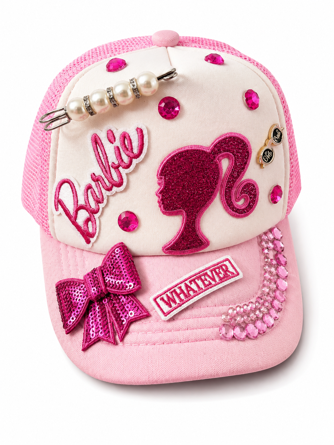 Sparkly Barbie Cap with Embellishments ( children)
