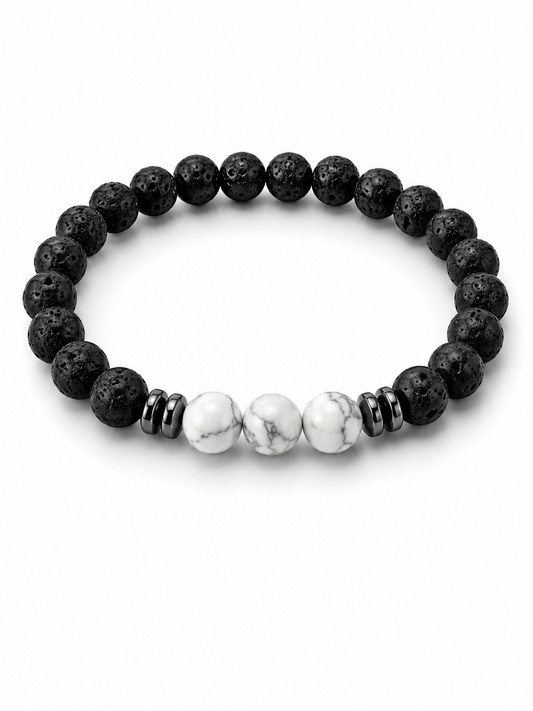 Men’s Black Beaded Bracelet