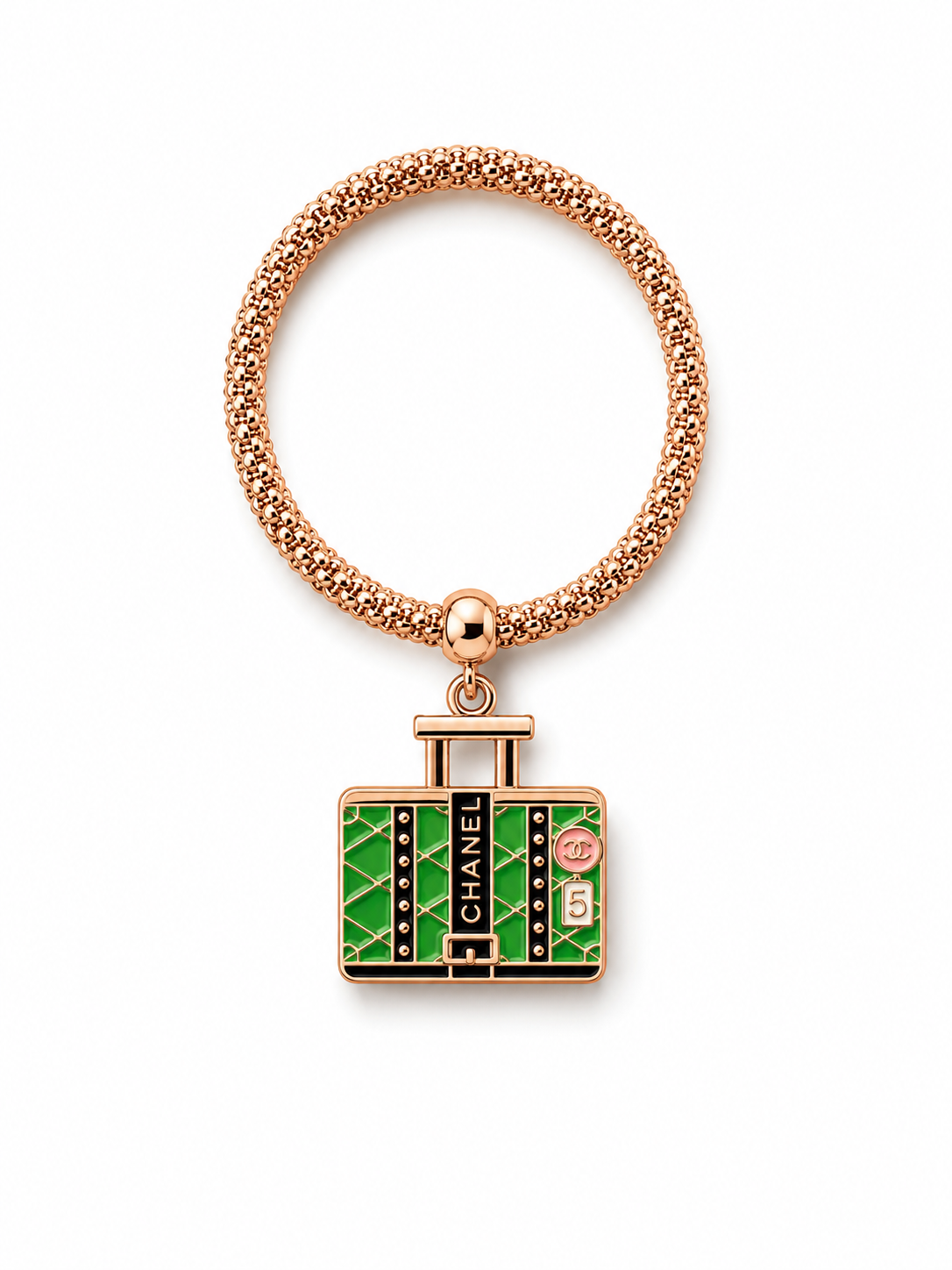 Rose Gold Charm Bracelet
