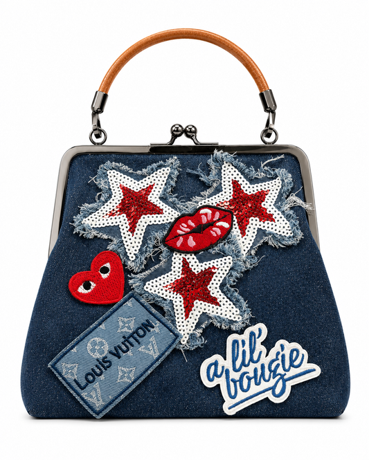 Denim Junk Purse
