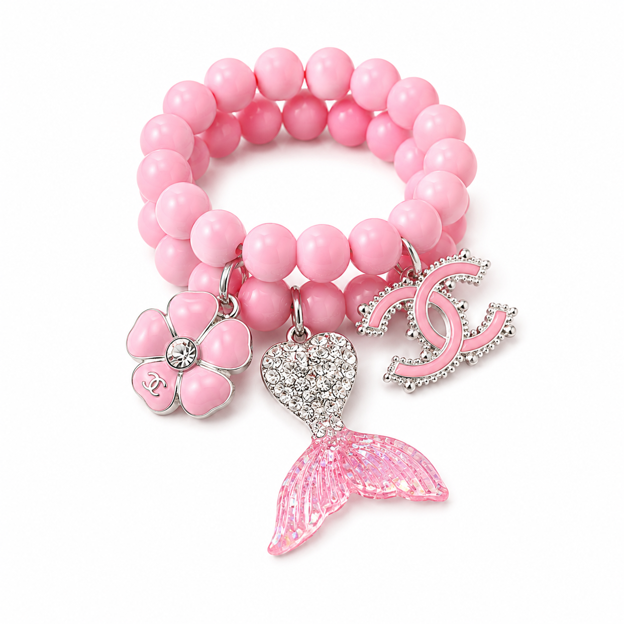 Kids Beaded Charm Bracelet