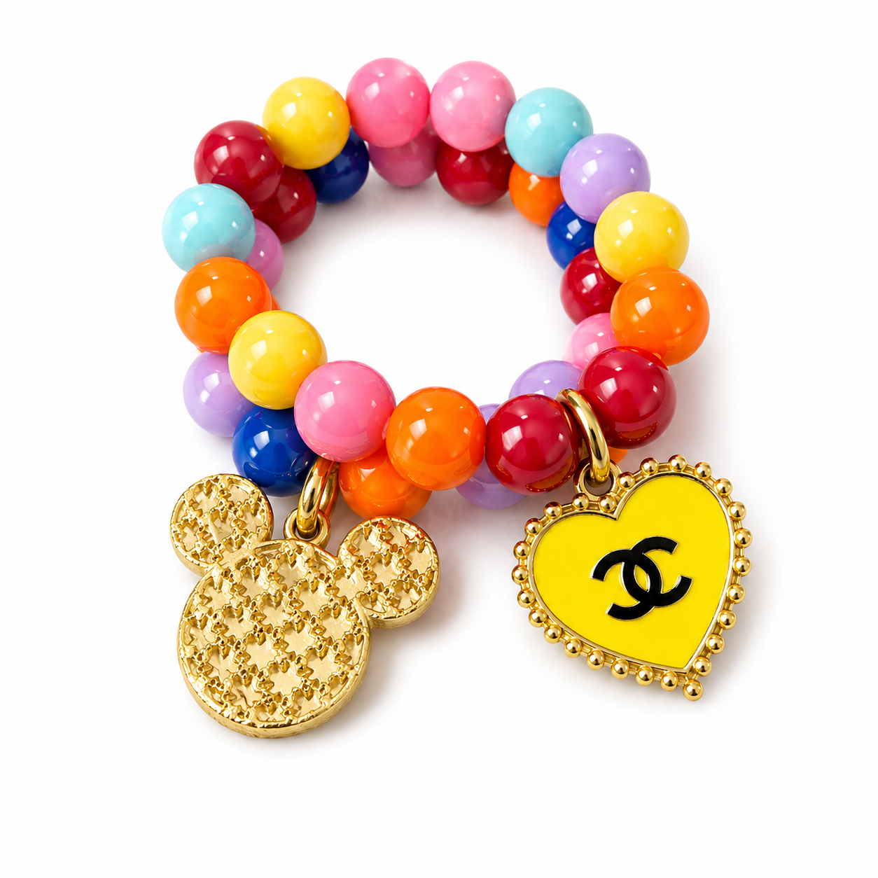 Kids Beaded Charm Bracelet