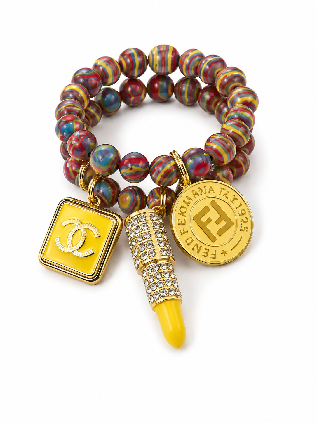 Beaded Charm Bracelet