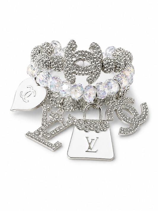 Rhinestone Beaded Bracelet