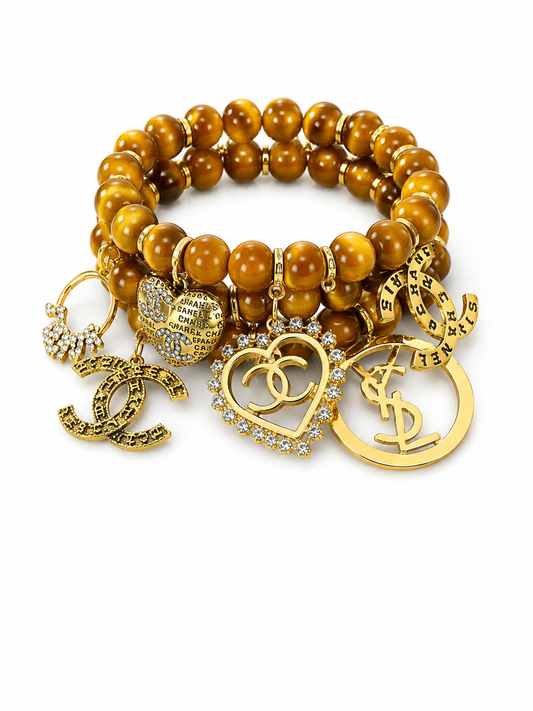 Beaded Charm Bracelet