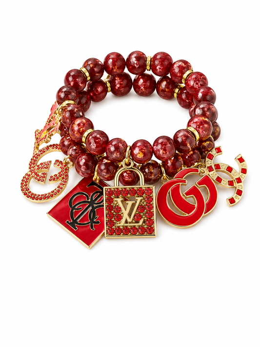 Beaded Charm Bracelet