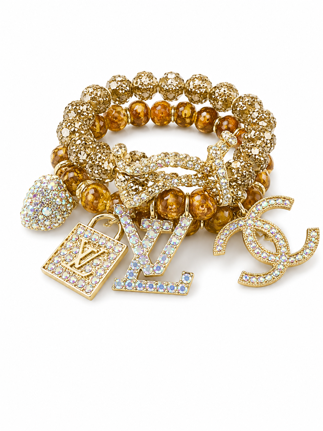 Beaded Charm Bracelet